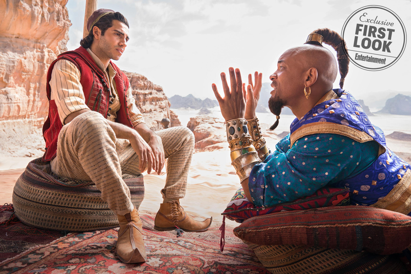 Illustration for article titled El remake de Aladdin revela el aspecto del nuevo Genio y... no se parece en nada a como lo recuerdas